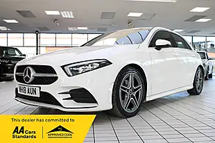 Used 2018 Mercedes-Benz a-Class AMG Line Polar White - Interior and Exterior details 3