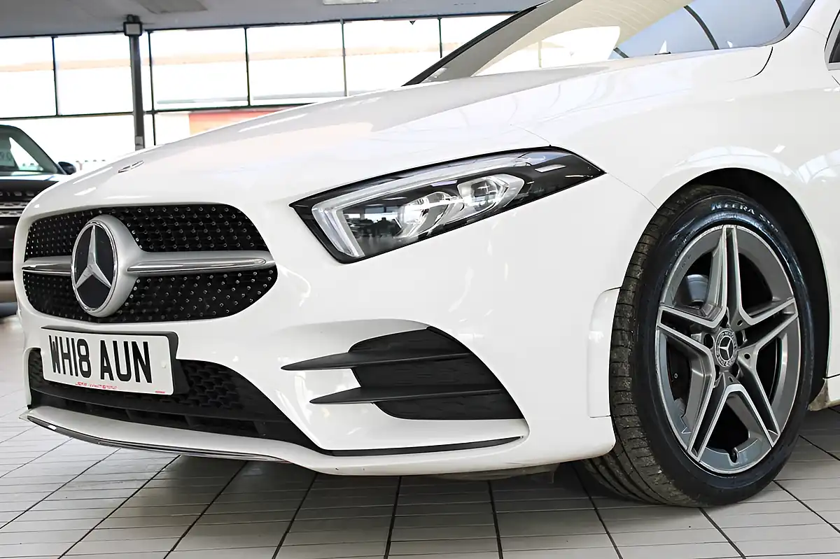 Used 2018 Mercedes-Benz a-Class AMG Line Polar White - Interior and Exterior details 6