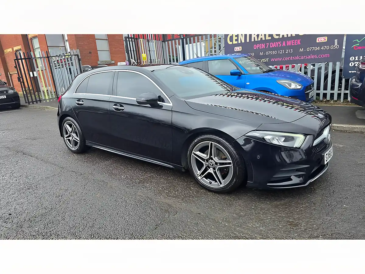 Used 2018 Mercedes-Benz a Class AMG Line Premium Black - Interior and Exterior details 4