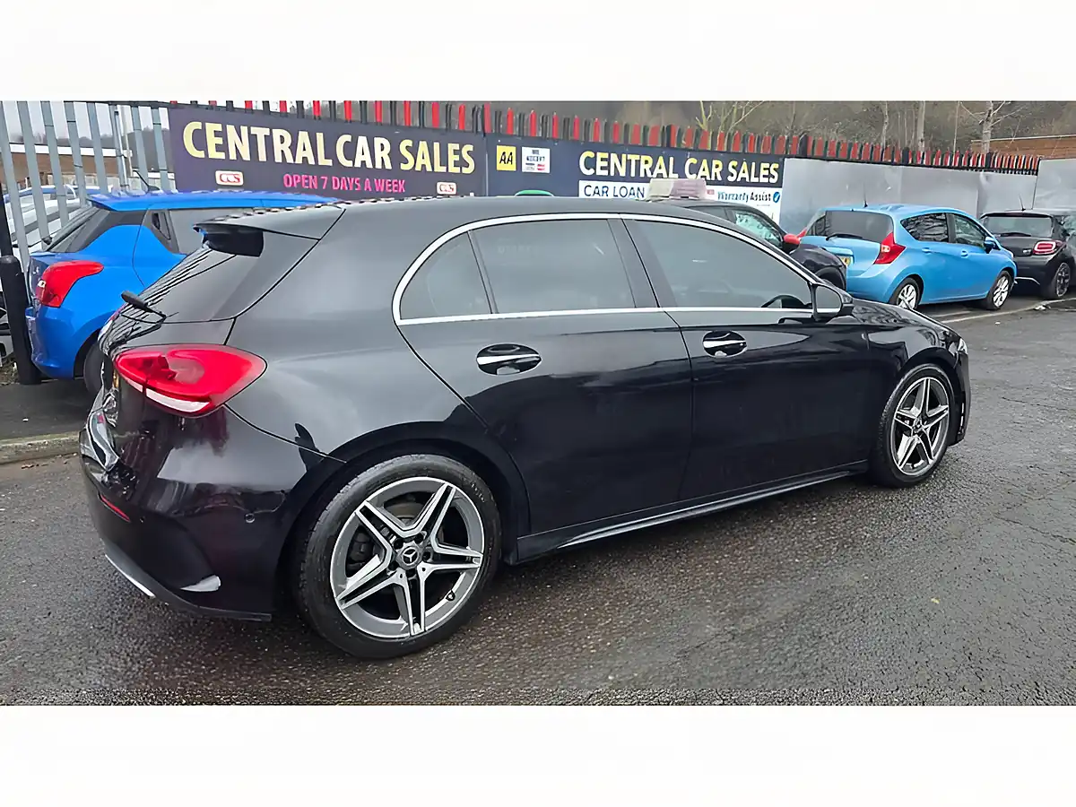 Used 2018 Mercedes-Benz a Class AMG Line Premium Black - Interior and Exterior details 8