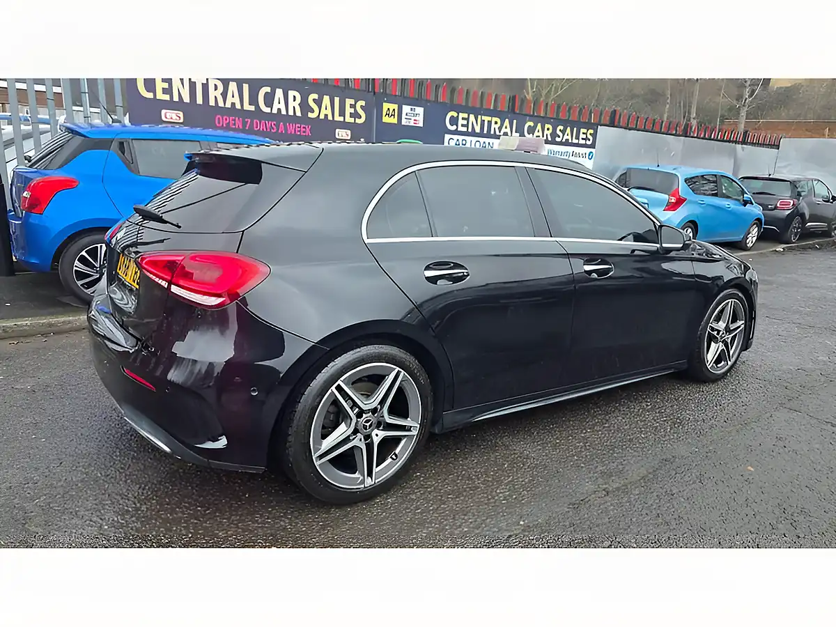 Used 2018 Mercedes-Benz a Class AMG Line Premium Black - Interior and Exterior details 9