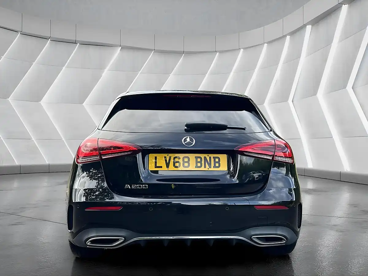 Used 2018 Mercedes-Benz a Class AMG Line Premium Black - Interior and Exterior details 8