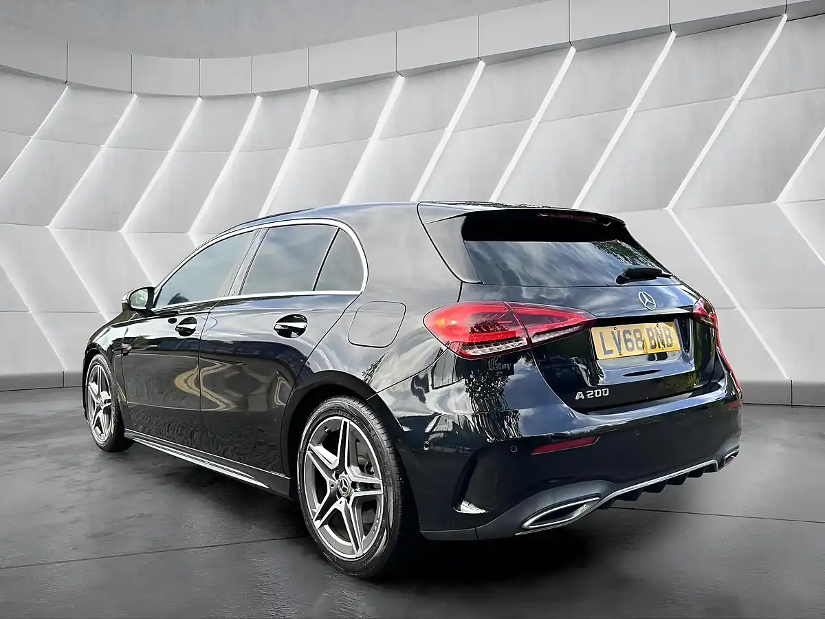 Used 2018 Mercedes-Benz a Class AMG Line Premium Black - Interior and Exterior details 9