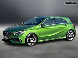 Used 2018 Mercedes-Benz a Class AMG Line Premium Green - Interior and Exterior details 10
