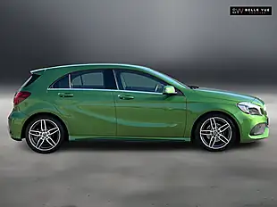 Used 2018 Mercedes-Benz a Class AMG Line Premium Green - Interior and Exterior details 3