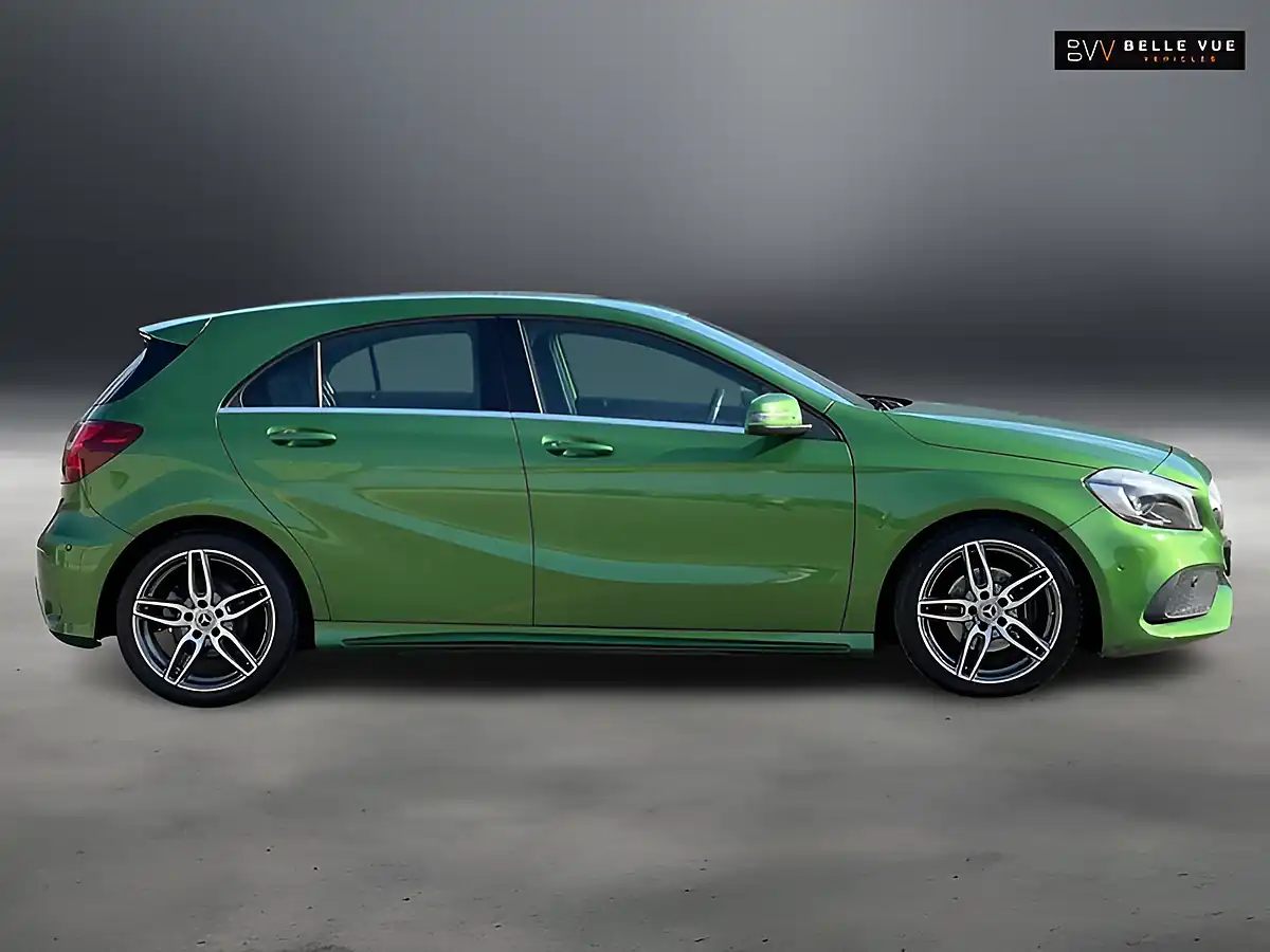 Used 2018 Mercedes-Benz a Class AMG Line Premium Green - Interior and Exterior details 3