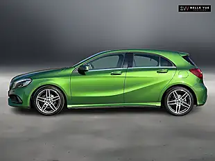 Used 2018 Mercedes-Benz a Class AMG Line Premium Green - Interior and Exterior details 9