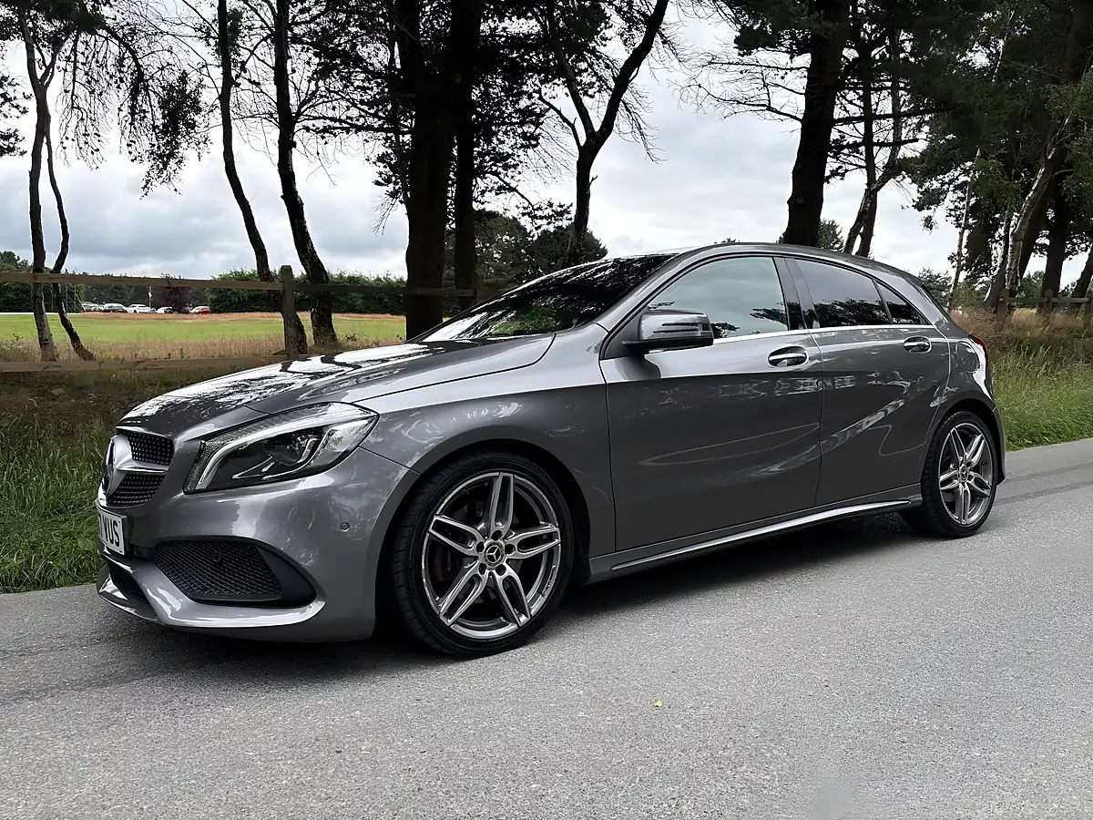 Used 2018 Mercedes-Benz a Class AMG Line (premium) Grey - Interior and Exterior details 10