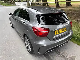 Used 2018 Mercedes-Benz a Class AMG Line (premium) Grey - Interior and Exterior details 12