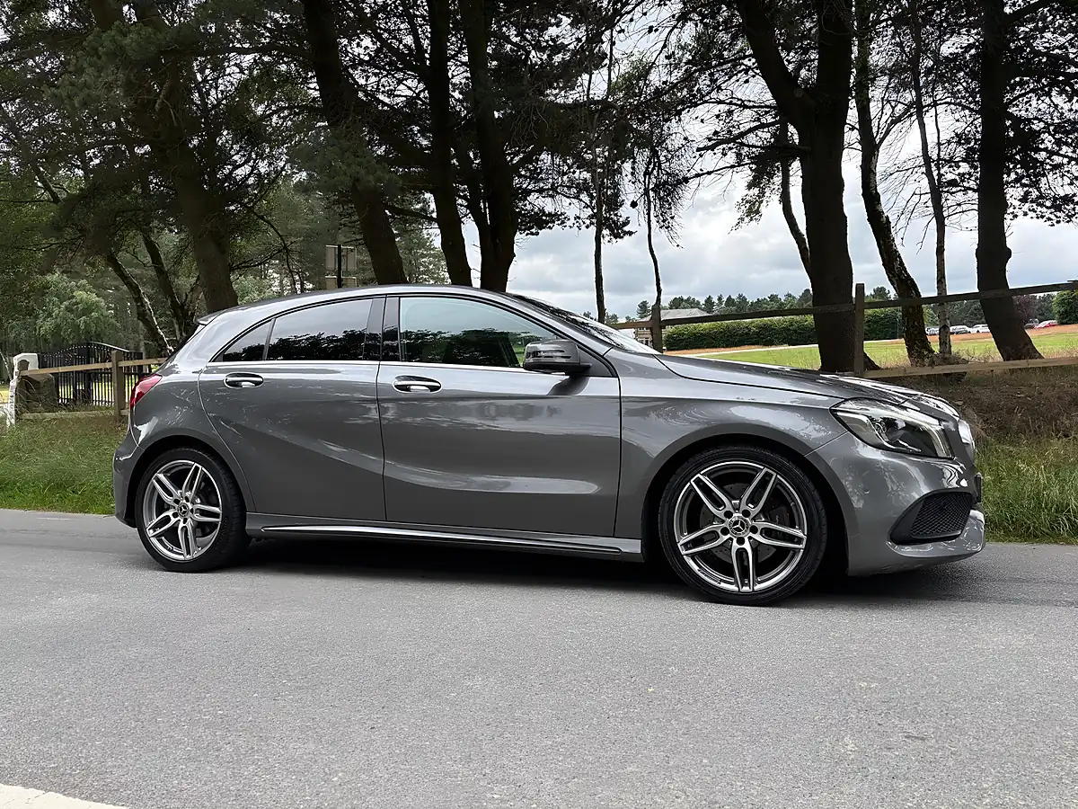 Used 2018 Mercedes-Benz a Class AMG Line (premium) Grey - Interior and Exterior details 3