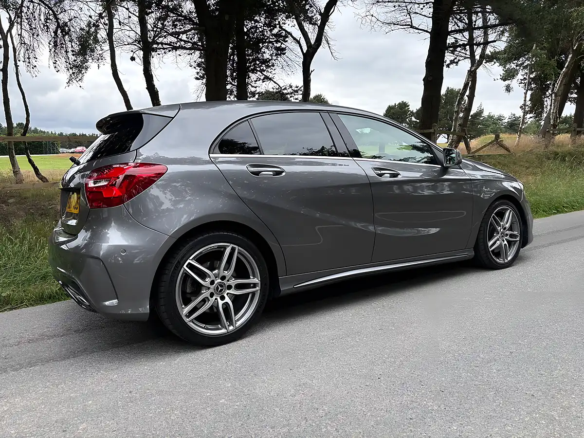 Used 2018 Mercedes-Benz a Class AMG Line (premium) Grey - Interior and Exterior details 6