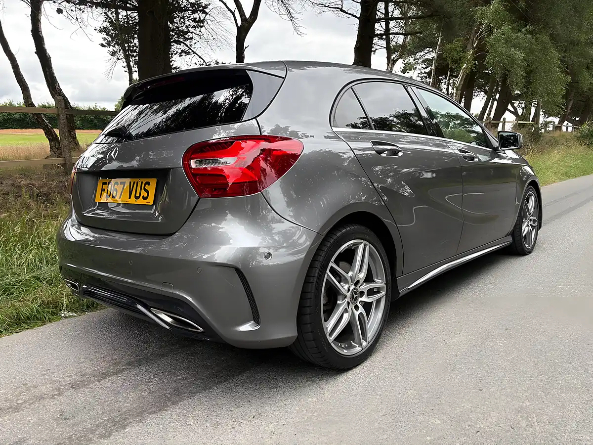 Used 2018 Mercedes-Benz a Class AMG Line (premium) Grey - Interior and Exterior details 7