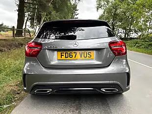 Used 2018 Mercedes-Benz a Class AMG Line (premium) Grey - Interior and Exterior details 8