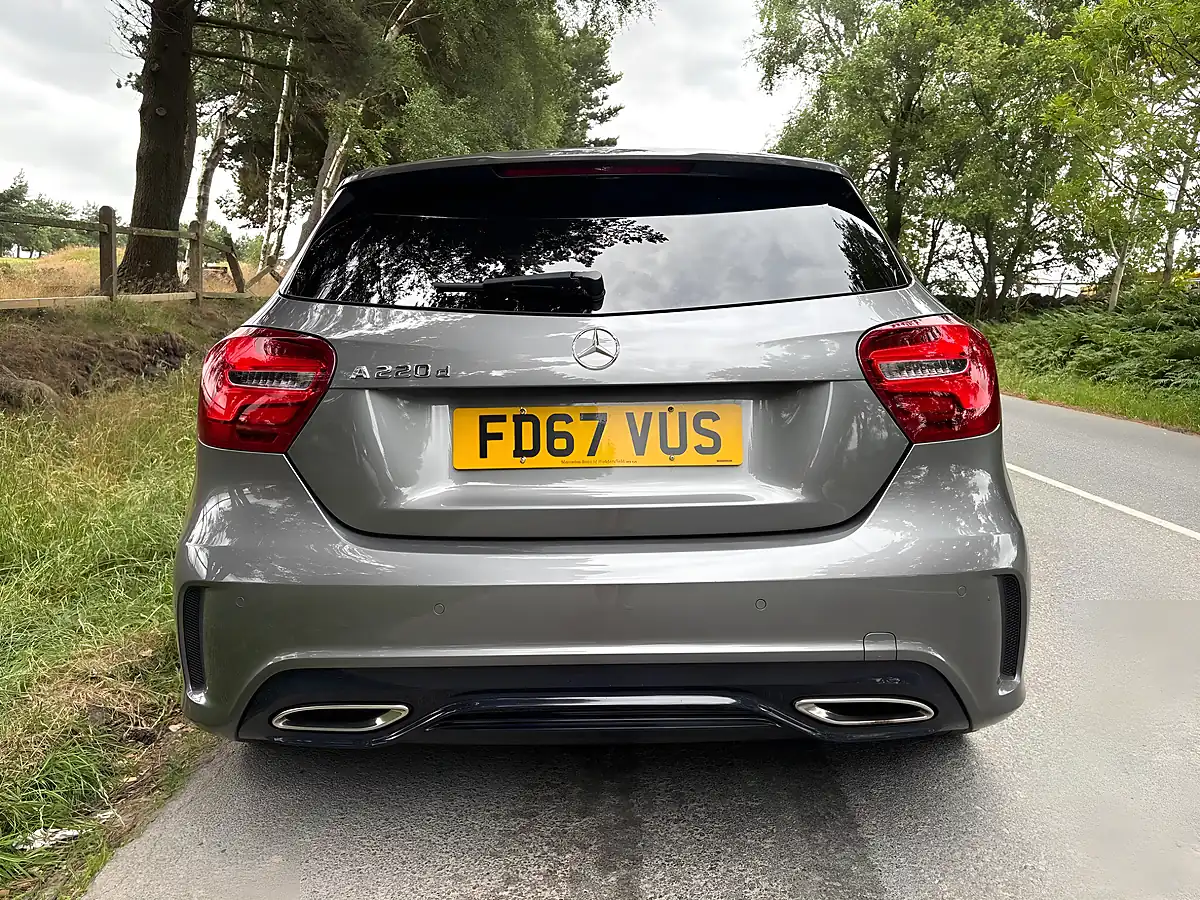 Used 2018 Mercedes-Benz a Class AMG Line (premium) Grey - Interior and Exterior details 8
