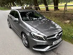 Used 2018 Mercedes-Benz a Class AMG Line (premium) Grey - Interior and Exterior details 9