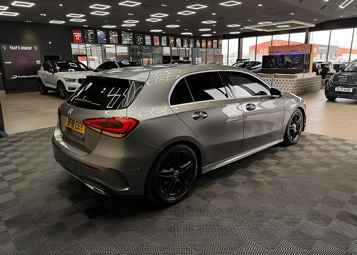 Used 2018 Mercedes-Benz a Class AMG Line (premium) Grey - Interior and Exterior details 19