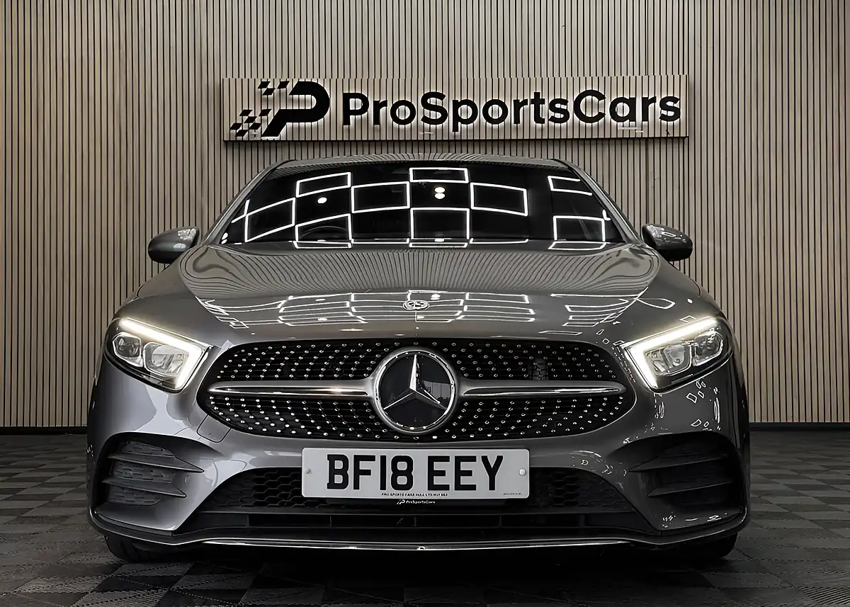 Used 2018 Mercedes-Benz a Class AMG Line (premium) Grey - Interior and Exterior details 2