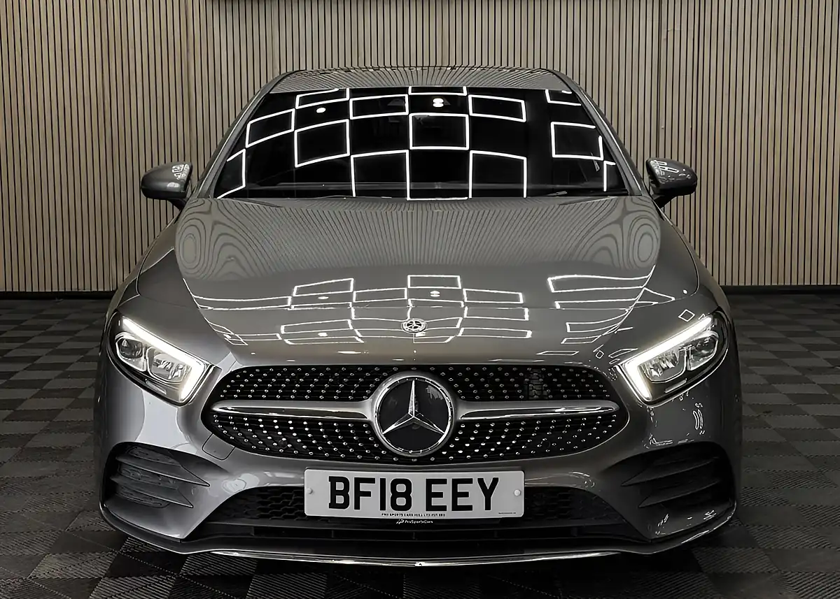 Used 2018 Mercedes-Benz a Class AMG Line (premium) Grey - Interior and Exterior details 3