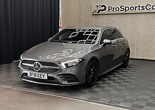 Used 2018 Mercedes-Benz a Class AMG Line (premium) Grey - Interior and Exterior details 4