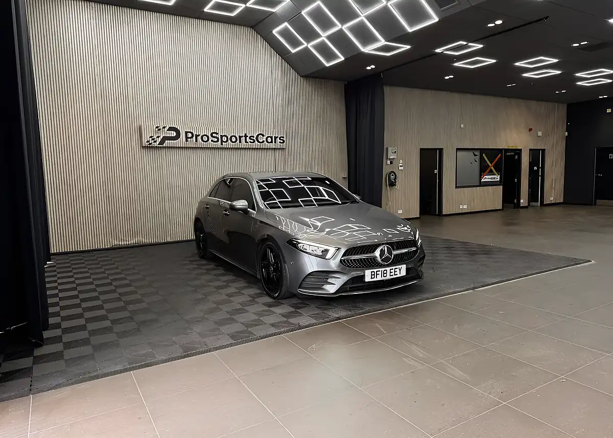 Used 2018 Mercedes-Benz a Class AMG Line (premium) Grey - Interior and Exterior details 6