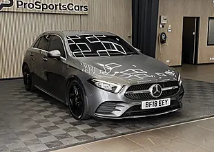 Used 2018 Mercedes-Benz a Class AMG Line (premium) Grey - Interior and Exterior details 7
