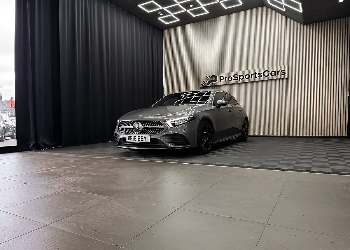 Used 2018 Mercedes-Benz a Class AMG Line (premium) Grey - Interior and Exterior details 9