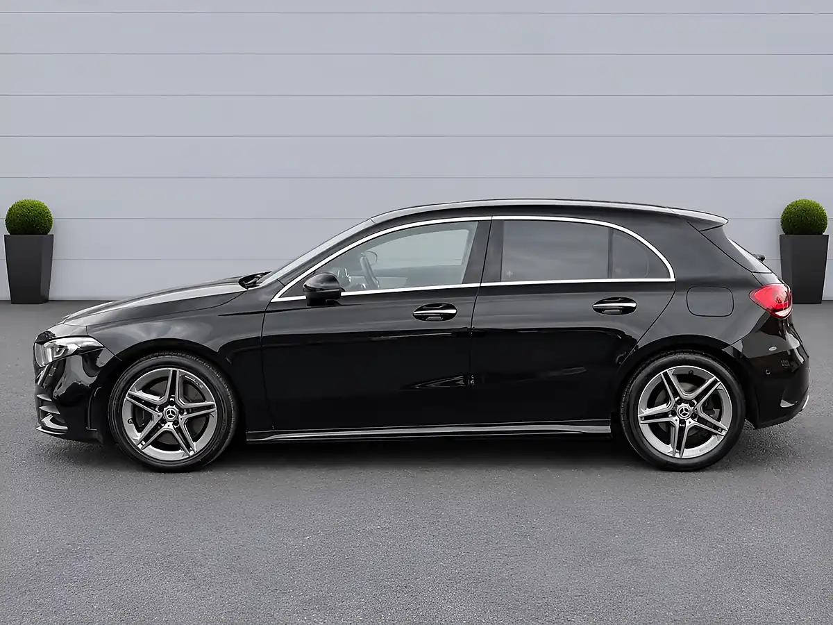 Used 2018 Mercedes-Benz a Class AMG Line (premium Plus) Black - Interior and Exterior details 10