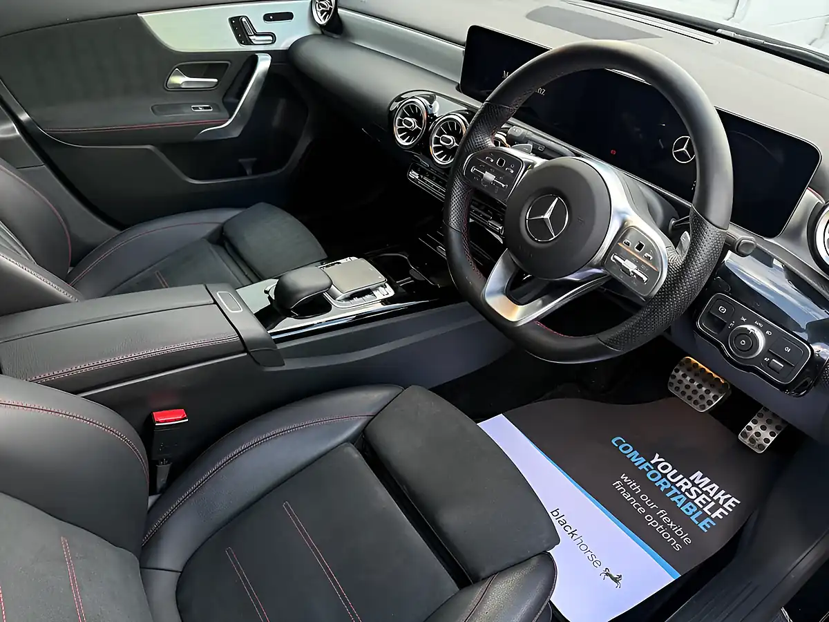 Used 2018 Mercedes-Benz a Class AMG Line (premium Plus) Black - Interior and Exterior details 13