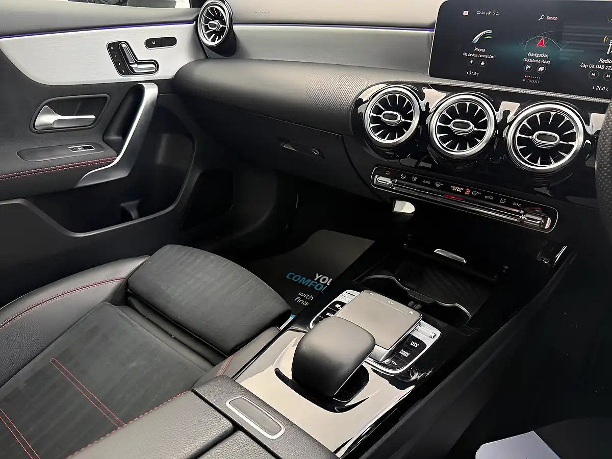 Used 2018 Mercedes-Benz a Class AMG Line (premium Plus) Black - Interior and Exterior details 14