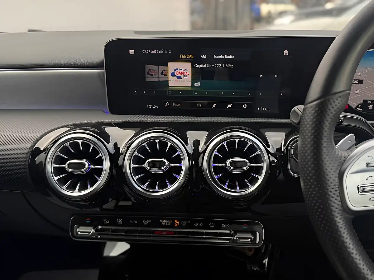 Used 2018 Mercedes-Benz a Class AMG Line (premium Plus) Black - Interior and Exterior details 17