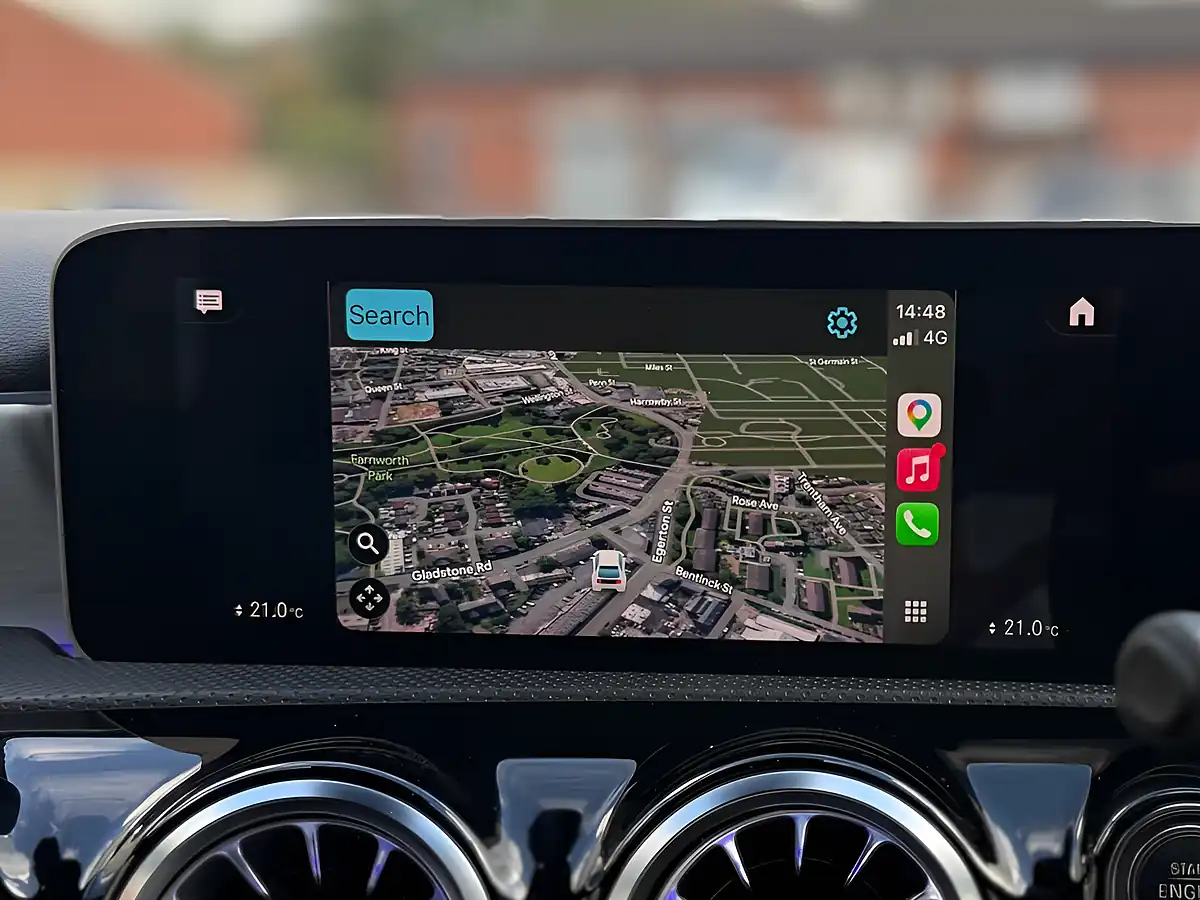 Used 2018 Mercedes-Benz a Class AMG Line (premium Plus) Black - Interior and Exterior details 4