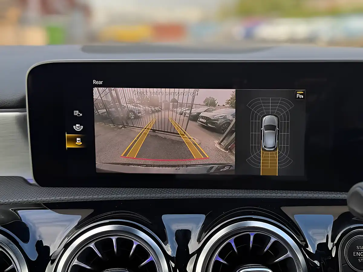 Used 2018 Mercedes-Benz a Class AMG Line (premium Plus) Black - Interior and Exterior details 7