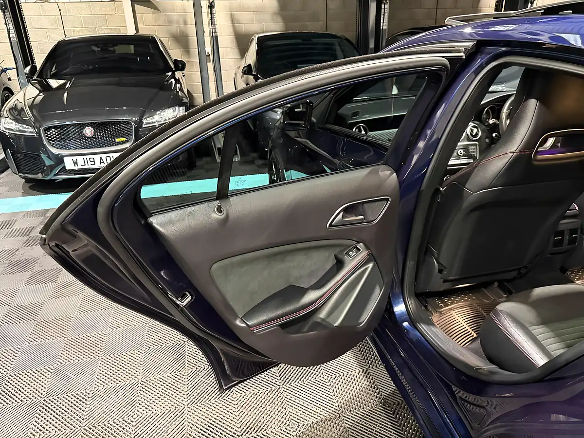 Used 2018 Mercedes-Benz a Class AMG Line (premium Plus) Blue - Interior and Exterior details 15
