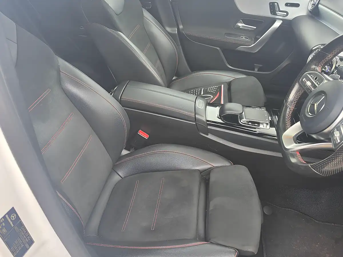 Used 2018 Mercedes-Benz a Class AMG Line Premium Plus White - Interior and Exterior details 12