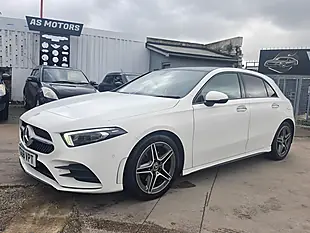 Used 2018 Mercedes-Benz a Class AMG Line Premium Plus White - Interior and Exterior details 3