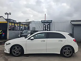 Used 2018 Mercedes-Benz a Class AMG Line Premium Plus White - Interior and Exterior details 4