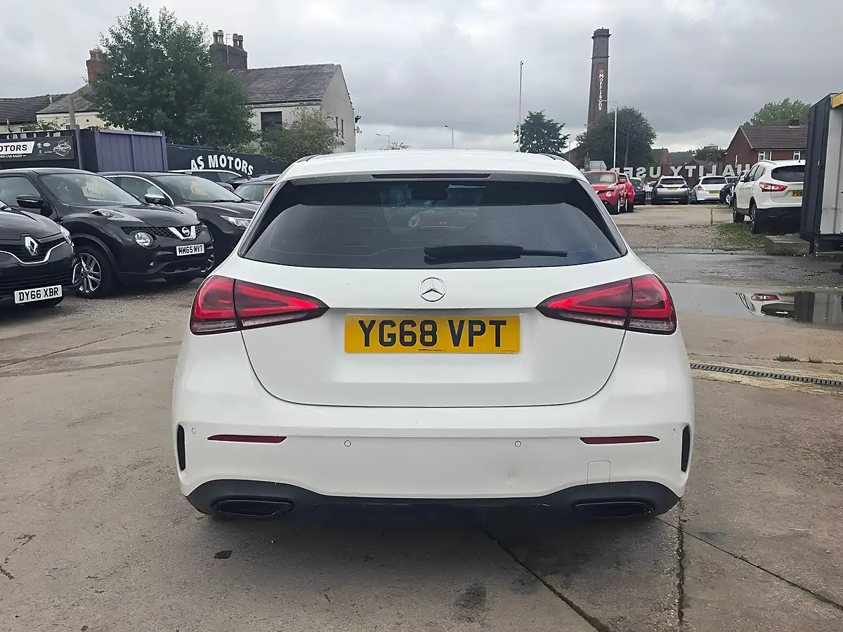 Used 2018 Mercedes-Benz a Class AMG Line Premium Plus White - Interior and Exterior details 6