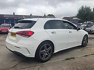 Used 2018 Mercedes-Benz a Class AMG Line Premium Plus White - Interior and Exterior details 7