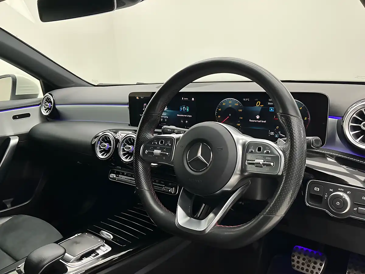 Used 2018 Mercedes-Benz a-Class AMG Line Premium Polar White - Interior and Exterior details 10
