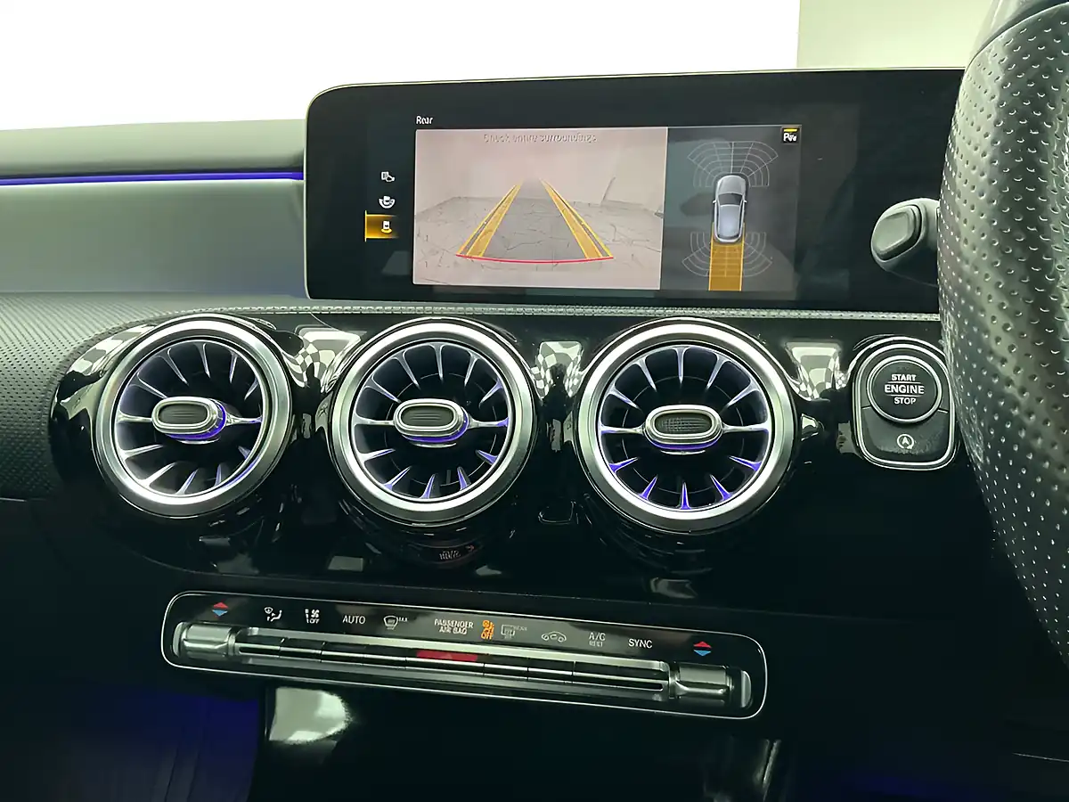 Used 2018 Mercedes-Benz a-Class AMG Line Premium Polar White - Interior and Exterior details 12
