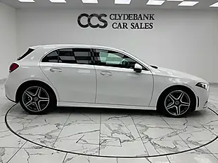 Used 2018 Mercedes-Benz a-Class AMG Line Premium Polar White - Interior and Exterior details 2