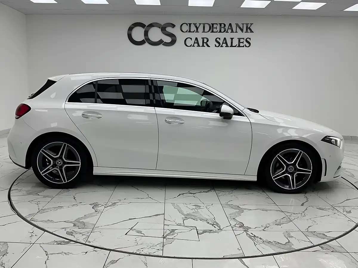 Used 2018 Mercedes-Benz a-Class AMG Line Premium Polar White - Interior and Exterior details 2
