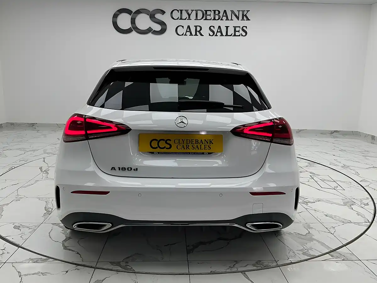 Used 2018 Mercedes-Benz a-Class AMG Line Premium Polar White - Interior and Exterior details 4