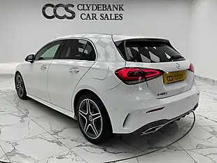 Used 2018 Mercedes-Benz a-Class AMG Line Premium Polar White - Interior and Exterior details 5