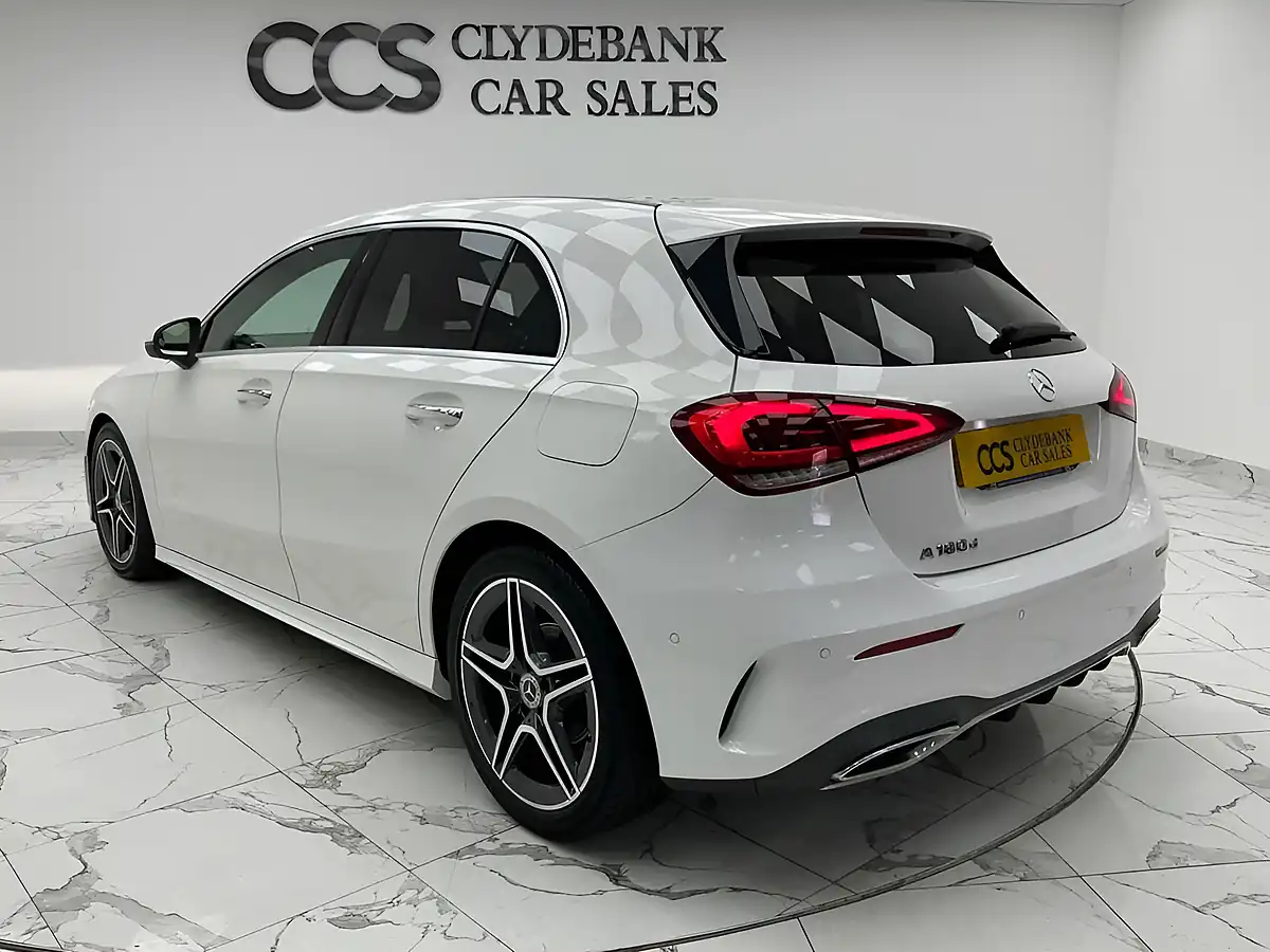 Used 2018 Mercedes-Benz a-Class AMG Line Premium Polar White - Interior and Exterior details 5