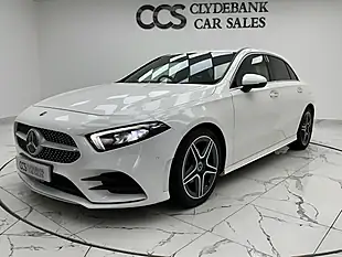 Used 2018 Mercedes-Benz a-Class AMG Line Premium Polar White - Interior and Exterior details 7
