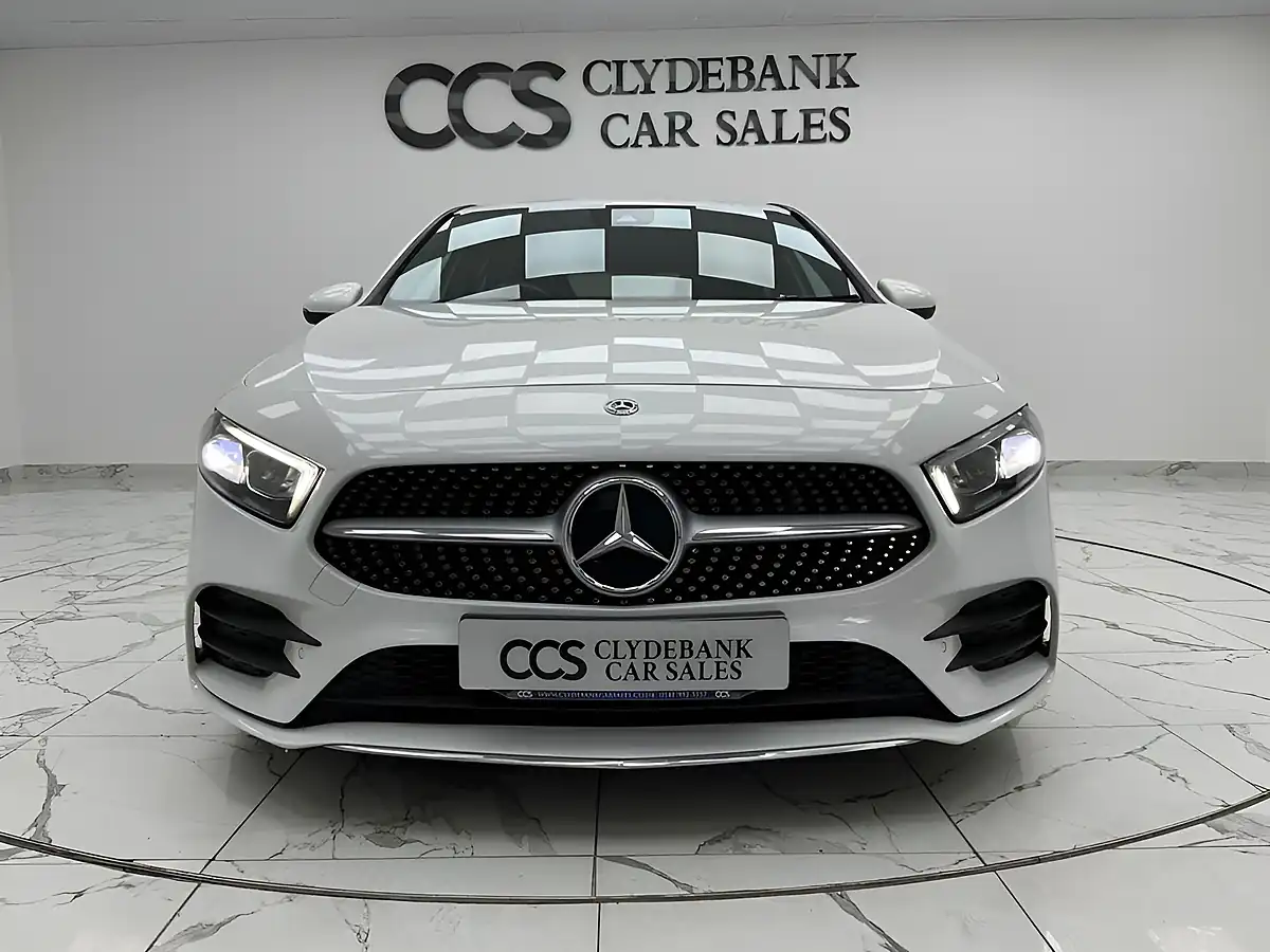 Used 2018 Mercedes-Benz a-Class AMG Line Premium Polar White - Interior and Exterior details 8