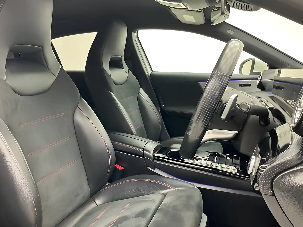Used 2018 Mercedes-Benz a-Class AMG Line Premium Polar White - Interior and Exterior details 9