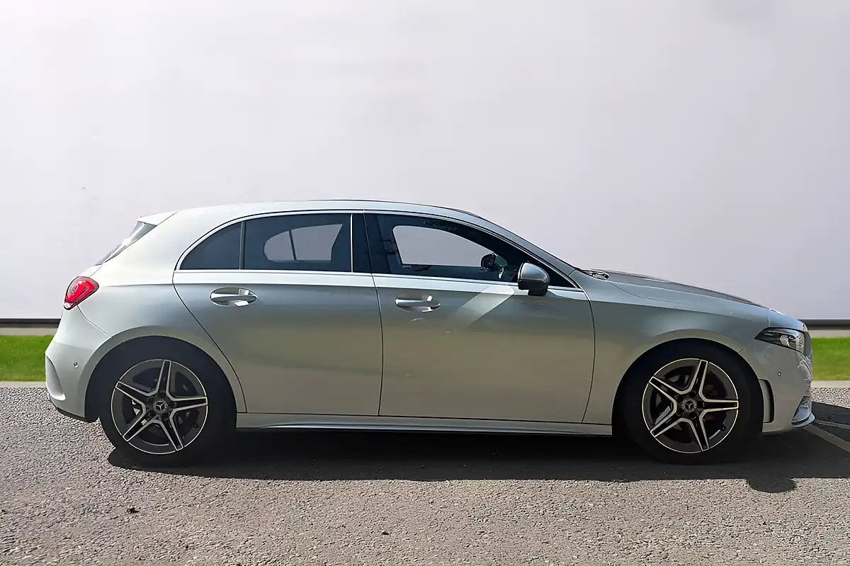 Used 2018 Mercedes-Benz a Class AMG Line (premium) Silver - Interior and Exterior details 10
