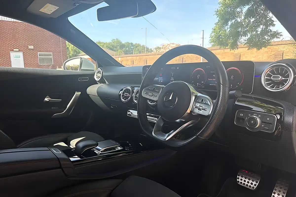 Used 2018 Mercedes-Benz a Class AMG Line (premium) Silver - Interior and Exterior details 2
